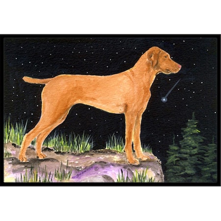 Jensendistributionservices Starry Night Vizsla Doormat - 24 x 36 in. MI2553334